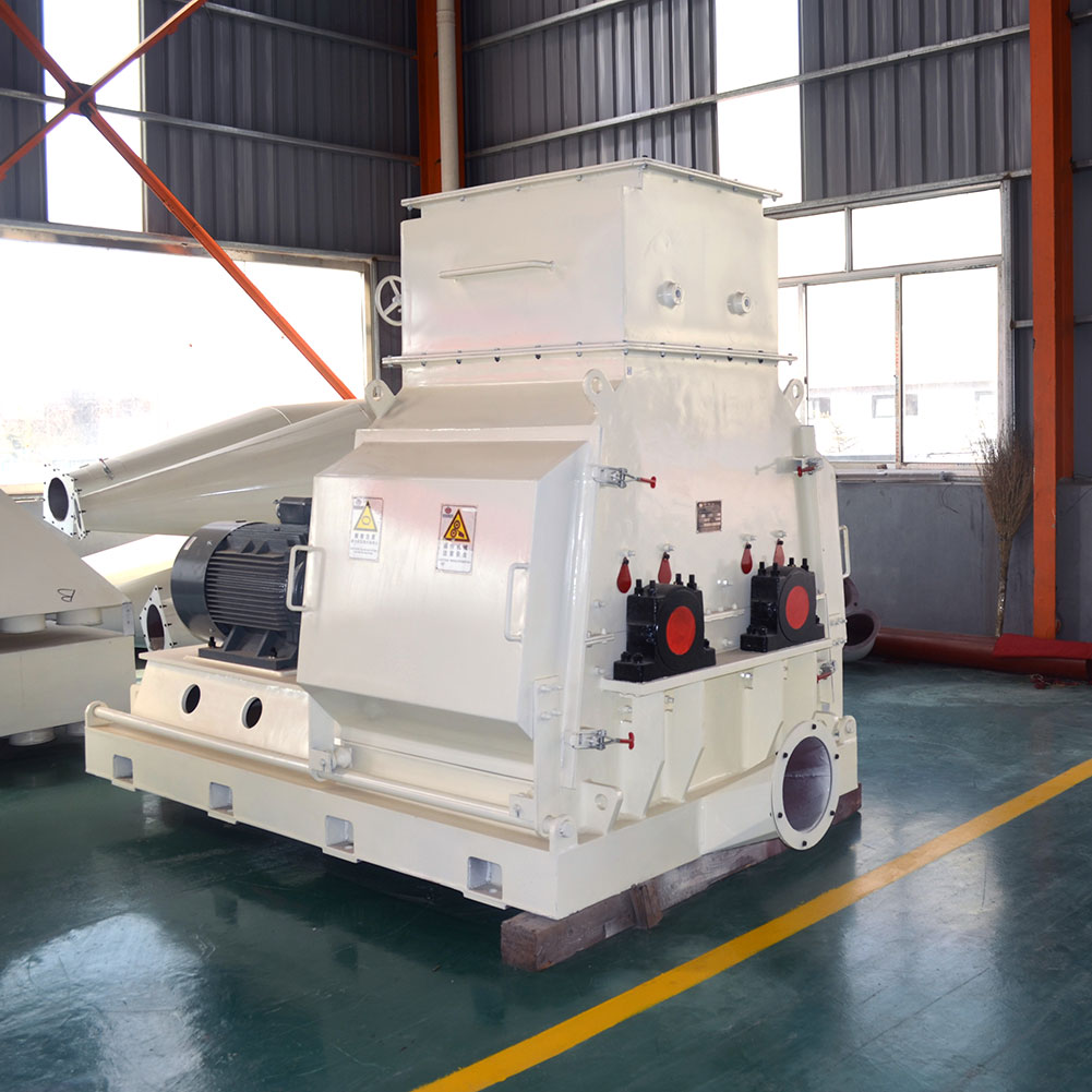 High Efficiency Double Rotor Wood Sawdust Producing Double Rotor Wood Crusher Machine Hammer Mill